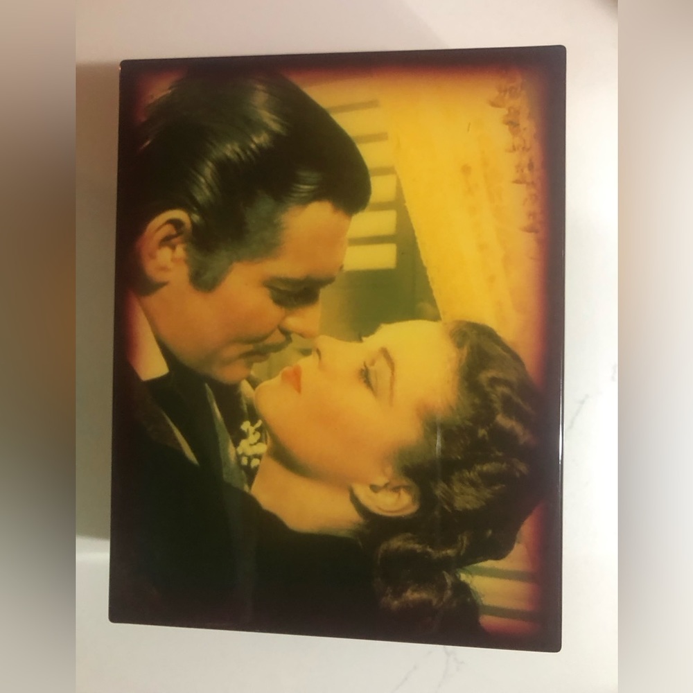 Vintage Gone With the Wind Musical Jewelry Box
